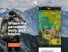 Tablet Screenshot of onxmaps.com